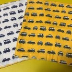車柄のタオル2枚セット