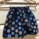 ハンドメイド♡ハーフパンツ【和柄 電車】