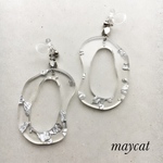 clear hoop earring…