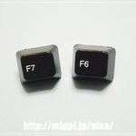 F6&F7キーのピアス（1個販売）