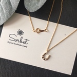 horse shoe necklace∴極細チェーン 馬蹄 ホースシュー ラッキーチャーム 幸運