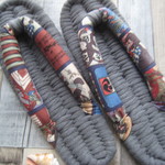 布ぞうり：SchiMyさまご予約品＊middle gray26.5cm/歌舞伎浮世絵