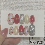さくらんぼネイル🍒ネイルチップ