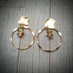 シールピアス　ゴールドスター