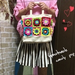 立体お花モチーフバッグ&巾着