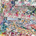 「Pさまオーダー品」*リバティ*布シール☆２×12cm☆50枚