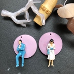 🕺💃dollウッドチャーム【パープル】