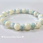Nyancollectionオリジナル♪ 高品質天然石デザインブレスレット ♡カリブ海からの贈り物〜Summer2019♡ 