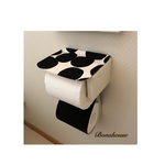 ☆大人気☆ トイレットペーパーホルダーカバー「COW」★別柄★