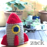 ロケット☆キーケース  ライトグレー