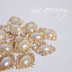 【数量限定】B品パールストーンゴージャスカボション4個