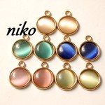 キャッツアイチャーム✨5色10個