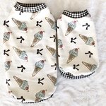 ソフトクリーム×メッシュタンクトップ♡