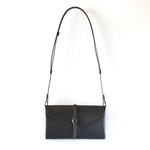 折りショルダーウォレット #黒 / ori shoulder wallet #black 長財布