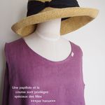 【7/9　21時頃販売予定】後ろタックシンプルリネンワンピース