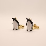 折り紙ペンギンのイヤリング/ピアス