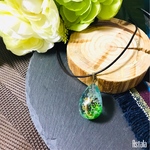 流木アクアリウムを一雫*レジンネックレス