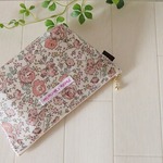 K様オーダー品*リバティ*ビニコ*マチポーチ18／エミリー