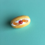 【ブローチ】レトロなコッペパン