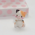 ミニアニマル三毛猫。