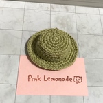 Tiny Betsy McCallサイズ グリーン系ラメ入りの帽子
