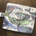 手帳型スマホケース クジラの海 colors