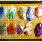 ✅ 卸売り：10個セット 2ｍｍ穴あき マクラメ向け ネックレスペンダント用ルースセット No.3243
