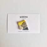 刺繍ブローチ(yellow)