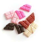 ミニ板チョコのデコパーツ*16個(アソート)