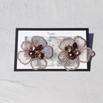 see-through bijou flower06［pierce/earring］