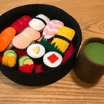 フェルト ハンドメイド お寿司セット ままごと