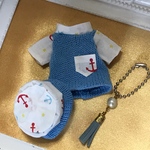 ハンドメイド オビツ11(ろいど)服マリンマリン