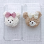 🎀🐻くまさんのiPhoneケース リボン付き🐻🎀