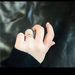 silver 925 circle リング