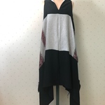 羽織リメイク  ❤️🖤 シンプル チュニック ワンピース
