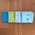 ガーゼ ミニハンカチ ４枚セット   25