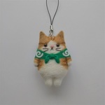 ふろしき猫（茶トラ白）