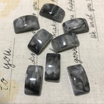 10個✦カーブ長方形カボション
