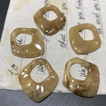 8個✦変形菱形アクリルパーツ   