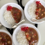 カレーライスのヘアゴム♡スプーン付き