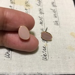 4個✦ピアス金具エポ  オーバル