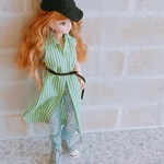 リカちゃん服❤︎シャツワンピース