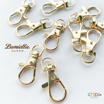 新入荷【リュミエラ】10個セット【キーホルダー ゴールド】キーホルダー金具
