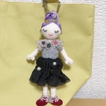 シンディ様ご予約品＊ファッションドールチャーム（お花レースワンピース）