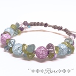  再販＊2༅೫咲き誇る紫陽花೫༅ 天然石 パワーストーン ブレスレット