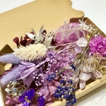 パープリッシュ＊ハーバリウム 花材ドライフラワー  花材セット