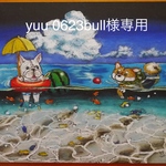 夏休みわんちゃん「海水浴」