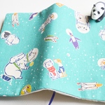 アニマル宇宙飛行design〉文庫本サイズ♪ブックカバー