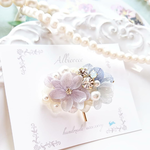定番人気♡再々々販～紫陽花のグラデーション*.∗̥⁺キラキラ ポニーフック