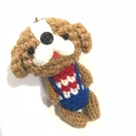 キャバリアのあみぐるみキーホルダー